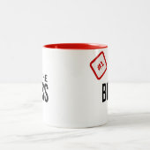 Nummer 1 Boss-Geschenk Zweifarbige Tasse (Mittel)