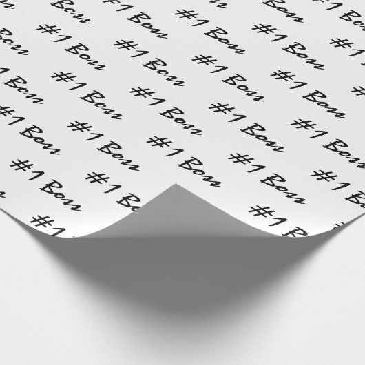 Nummer 1 Boss Geschenkpapier (Ecke)