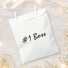 Nummer 1 Boss Personalisieren Geschenktütchen