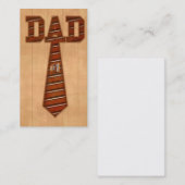 Nummer 1 dad Visitenkarte Telefonnummerkarte (Vorne/Hinten)