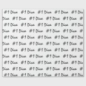 Nummer 1 Diva Geschenkpapier (Flach)