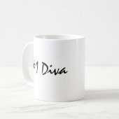 Nummer 1 Diva Kaffeetasse (Vorderseite Links)
