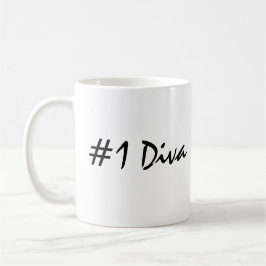 Nummer 1 Diva Kaffeetasse