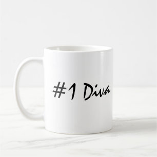 Nummer 1 Diva Kaffeetasse