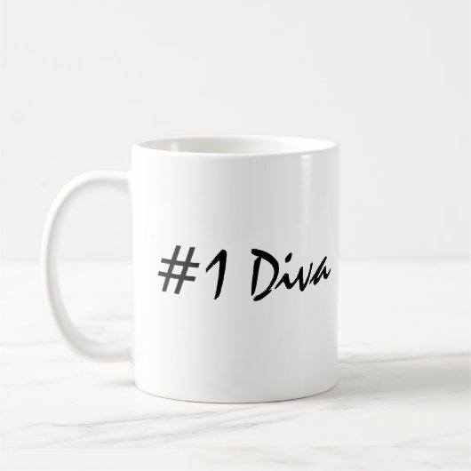 Nummer 1 Diva Kaffeetasse (Links)