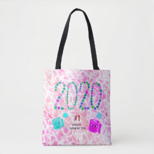 Nummer 1 Essenzielle Quarantäne in Rosa Tasche