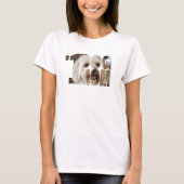 Nummer 1 Foto der Hunde Mama T-Shirt (Vorderseite)