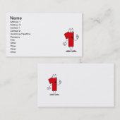 Nummer 1 Geburtstag T Shirts und Geschenke Visitenkarte (Vorne/Hinten)