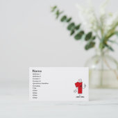 Nummer 1 Geburtstag T Shirts und Geschenke Visitenkarte (Stehend Vorderseite)