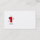 Nummer 1 Geburtstag T Shirts und Geschenke Visitenkarte (Rückseite)
