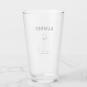 Nummer 1 glas (Rückseite)