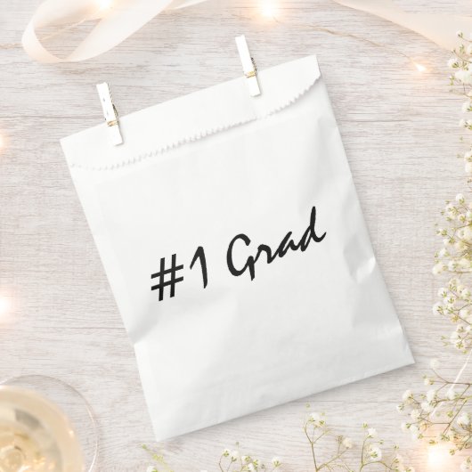 Nummer 1 Grad Personalisieren Geschenktütchen (Ausgeschnitten)