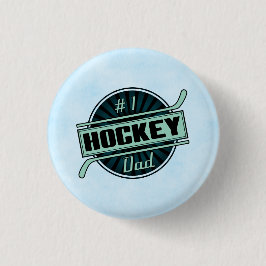 Nummer 1 Hockey Vater Button, Hockey Button
