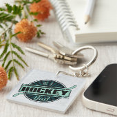 Nummer 1 Hockey Vater Keyring Schlüsselanhänger (Vorderseite rechts)