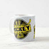 Nummer 1 Hockey-Vater-Tasse Kaffeetasse (Vorderseite Links)