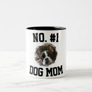 Nummer 1 Hund Mama Mutti Muttertag Tierliebhaber Zweifarbige Tasse