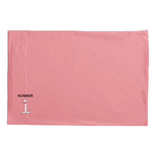 Nummer 1 kissenbezug (Rückseite)