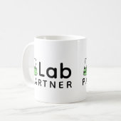 Nummer 1 Labrador Partner Science Friend Erlenmeye Kaffeetasse (Vorderseite Links)