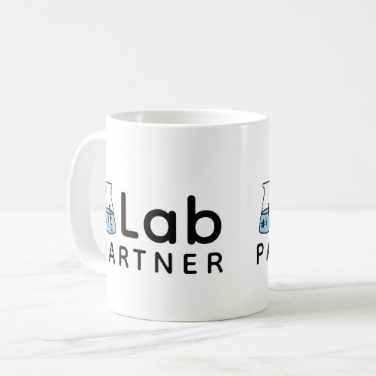 Nummer 1 Labrador Partner Science Friend Erlenmeye Kaffeetasse (Vorderseite Links)