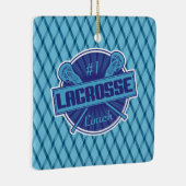 Nummer 1 Lacrosse Coach Dekorationen Keramikornament (Rechts)
