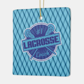 Nummer 1 Lacrosse Coach Dekorationen Keramikornament (Links)