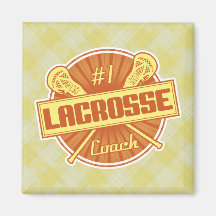 Nummer 1 Lacrosse Coach Kühlschrankmagnet