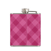 Nummer 1 Lacrosse Mama Angesagt Flasked Flachmann (Rückseite)