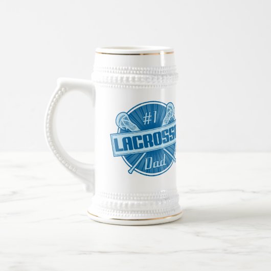 Nummer 1 Lacrosse Vater Bierglas (Links)