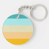 Nummer 1 Lehrer personalisiert farbenfroh Schlüsselanhänger (Rückseite)