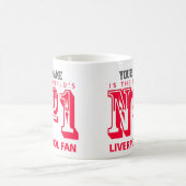 Nummer 1 Liverpool-Lüfter Kaffeetasse (Mittel)