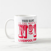 Nummer 1 Liverpool-Lüfter Kaffeetasse (Links)