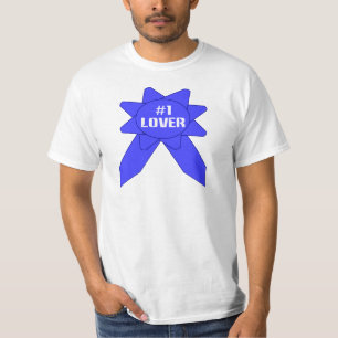 Nummer 1 Lover Blue Ribbon T-Shirt