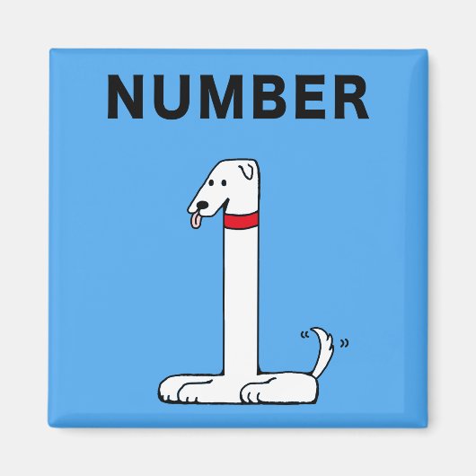 Nummer 1 magnet (Vorne)