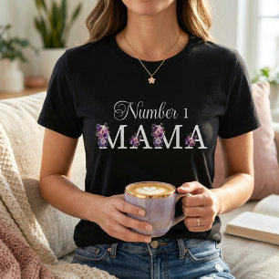Nummer 1 Mama Frau T-Shirt
