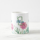Nummer 1 Mama, Peony Garden Kaffeetasse (Mittel)