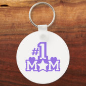 Nummer 1 Mama Schlüsselanhänger (Vorderseite)