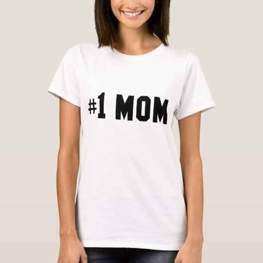 Nummer 1 Mama T-Shirt (Vorderseite)