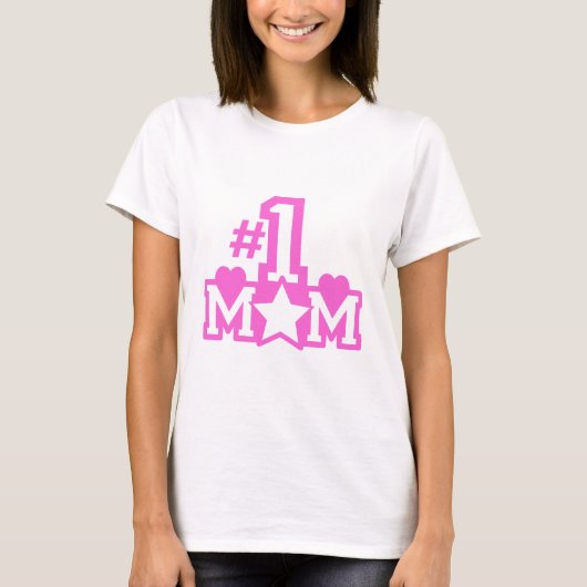 Nummer 1 Mama T-Shirt (Vorderseite)