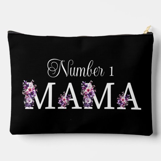 Nummer 1 Mama Zubehörtasche (Rückseite)