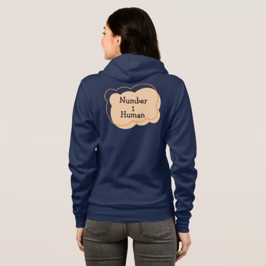 Nummer 1 Menschlicher T - Shirt (Schwarz voll)