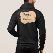 Nummer 1 Menschlicher T - Shirt (Rückseite)