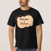 Nummer 1 Menschlicher T - Shirt (Vorderseite)