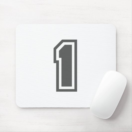 Nummer 1 mousepad (Mit Mouse)