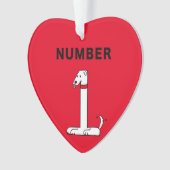 Nummer 1 ornament (Vorderseite)