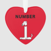 Nummer 1 ornament (Vorderseite)