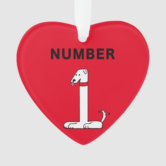 Nummer 1 ornament (Vorderseite)