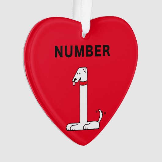 Nummer 1 ornament (Vorderseite)