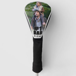 Nummer 1 Papa in par Varsity-Schriftart  Golf Headcover