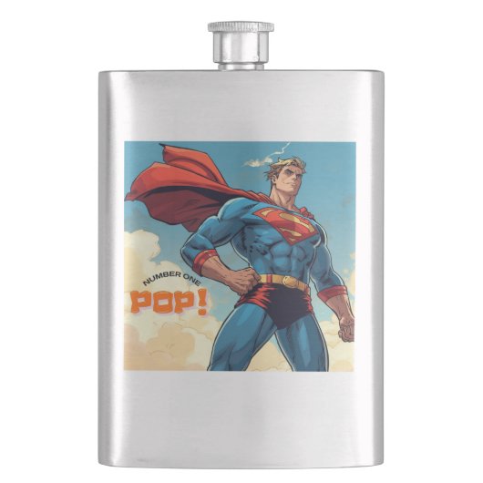 Nummer 1 Pop Flachmann (Vorderseite)