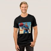 Nummer 1 Pop Tri-Blend Shirt (Vorderseite voll)